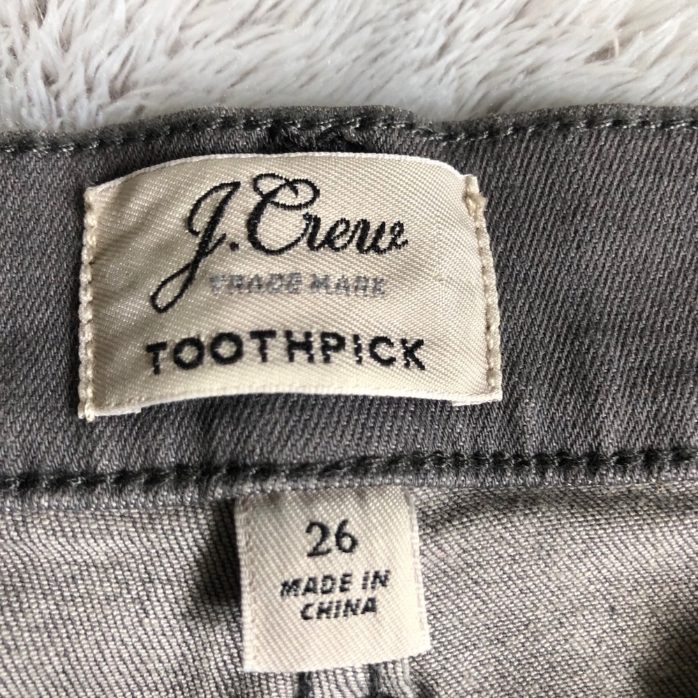 Grey toothpick J. Crew jeans - Picture 4 of 6